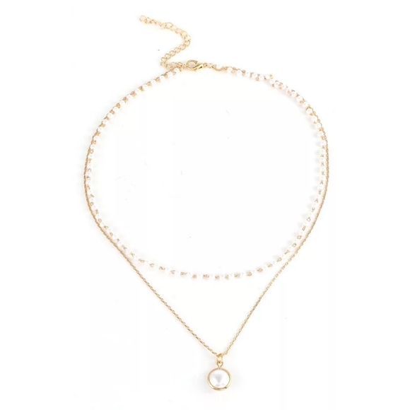 🍒 Dainty Layer Pearl Choker - Picture 3 of 4